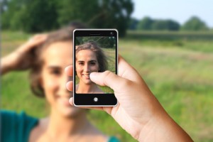 Foto-App auf Smartphone